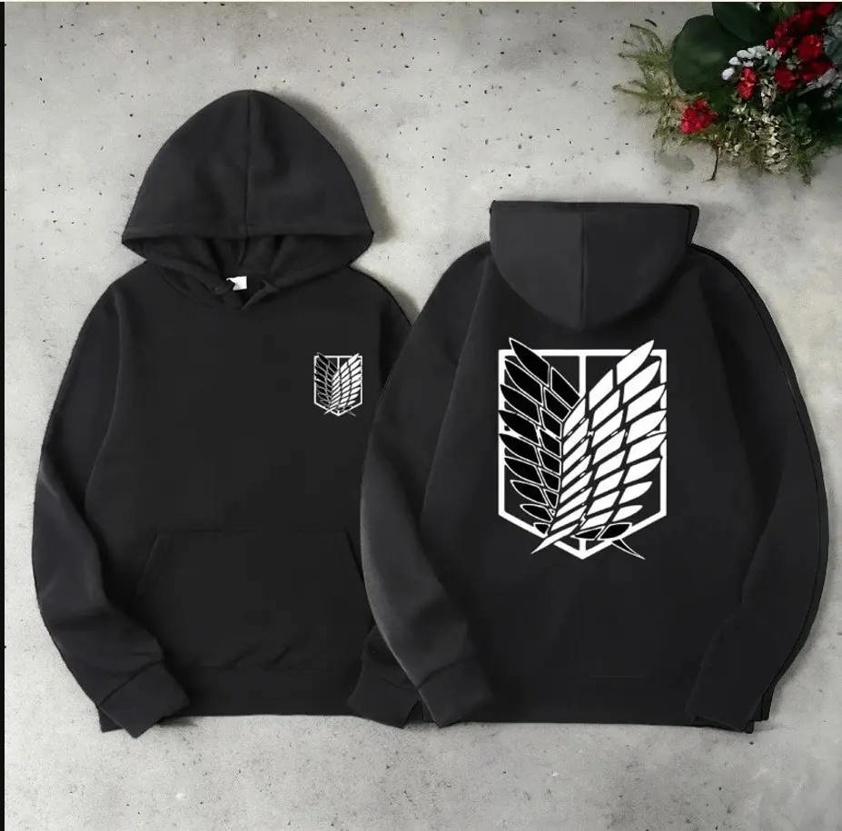 Attack on Titan Hoodie - Unique Anime Streetwear Pullover Unisex Women's Hoodie Menswear Sweaters