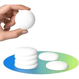 Wall Protectors from Door Knobs-Efbock White Silicone Door Stoppers Wall Protector-Premium Door Bumper Wall Guards for Home or Office -Self Adhesive Door Handle Bumper Guard Stopper Rubber Stop 6pcs