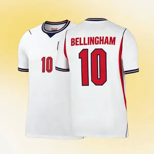 2026 England Home Short-Sleeve Soccer Jersey Breathable