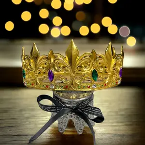 King Crown for Men/Women (Unisex), Men's Tiara Prince Diadem, Medieval Headwear, Royal Costume Hair Accessories for Cosplay Birthday Wedding Halloween