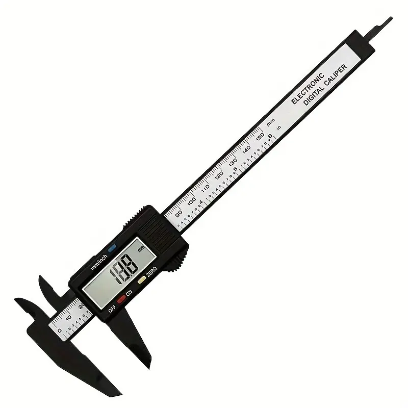 Digital Caliper 0-150mm Electronic Vernier Caliper with Large LCD Screen, Automatic Shutdown Function, Micrometer Measuring Tool, Measuring Instrument