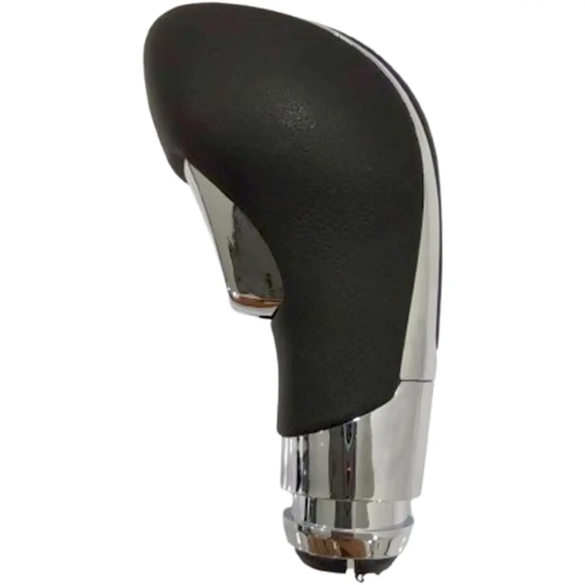 VBT Smooth Leather Shift Knob for Buick Regal - Glossy ABS Plastic Core, Direct Fit for 2009-2012 Models (4.09" L x 1.79" W)