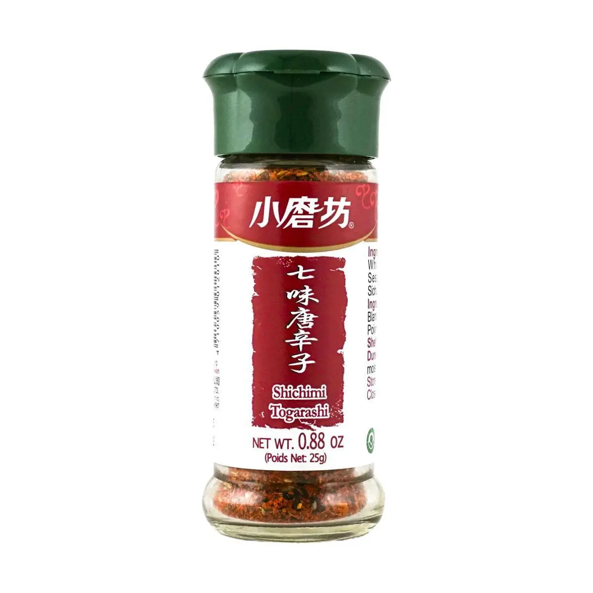 TOMAX Taiwanese Shichimi Togarashi Chili Powder 25g - Authentic Japanese Seven Spice Blend for Ramen, Sushi, and Grilling
