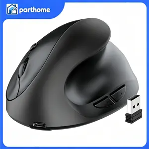 Vertical Mouse, Ergonomic Wireless 2.4GHz, 2400DPI Computer Mouse,High Precision Optical Mouse for PC, Laptop & Computer Use with 6 Buttons