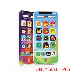 Educational Toy Phone for Learning, Learning Tool, 8 Fun Modes, USB Rechargeable with Flashing Lights, Perfect Gift for Parent-Child Interaction