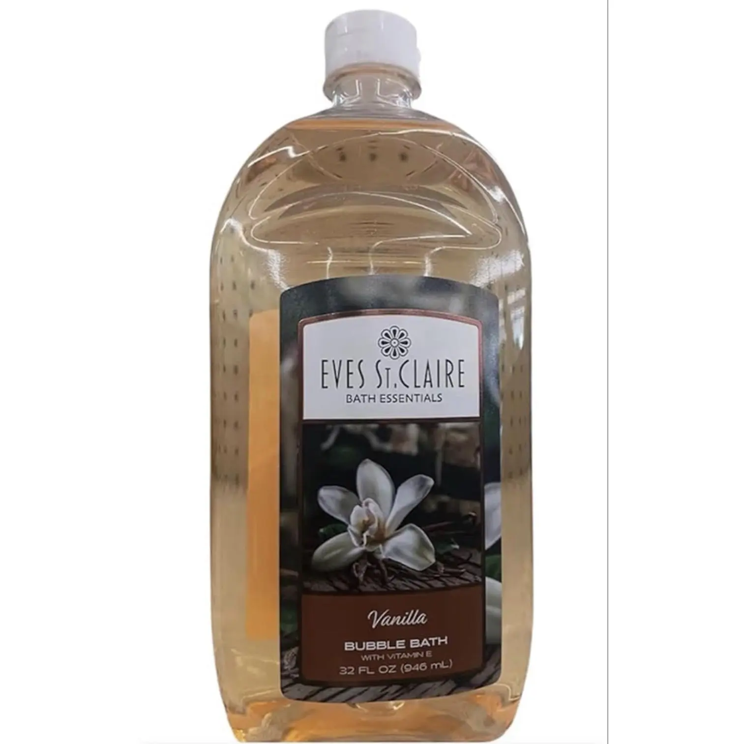 Eves St. Claire Vanilla Bubble Bath with Vitamin E 32 FL OZ 946 mL Bath Essentials