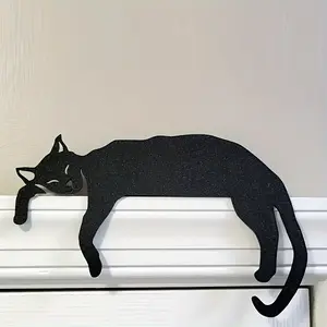 Cute Cat Wall Hanging Hangable Decor, Lightweight, Engaging Focal Point, Animal Theme Indoor Decoration, Perfect for Halloween & Christmas Door Corners, Living Room & Bedroom