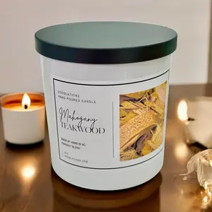 Doodlations Mahogany Teakwood Candle