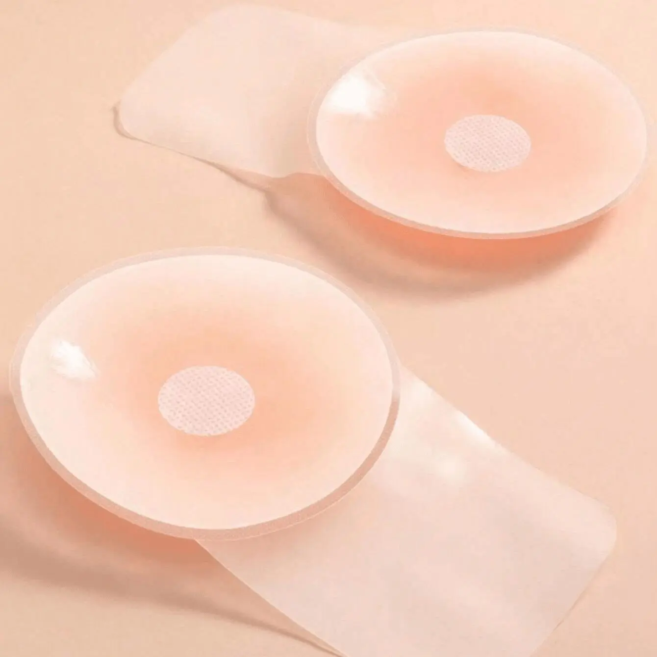 1pcs/3pcs Pull-Style Nipple Stickers, Thin Top Support, Invisible Seamless Silicone Pads for Strapless Dresses, Backless, Nipple Covers for Women