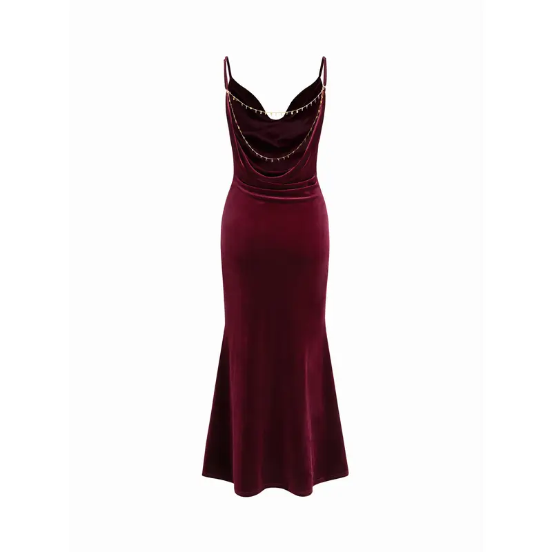 cider red velvet dress - TikTok Shop