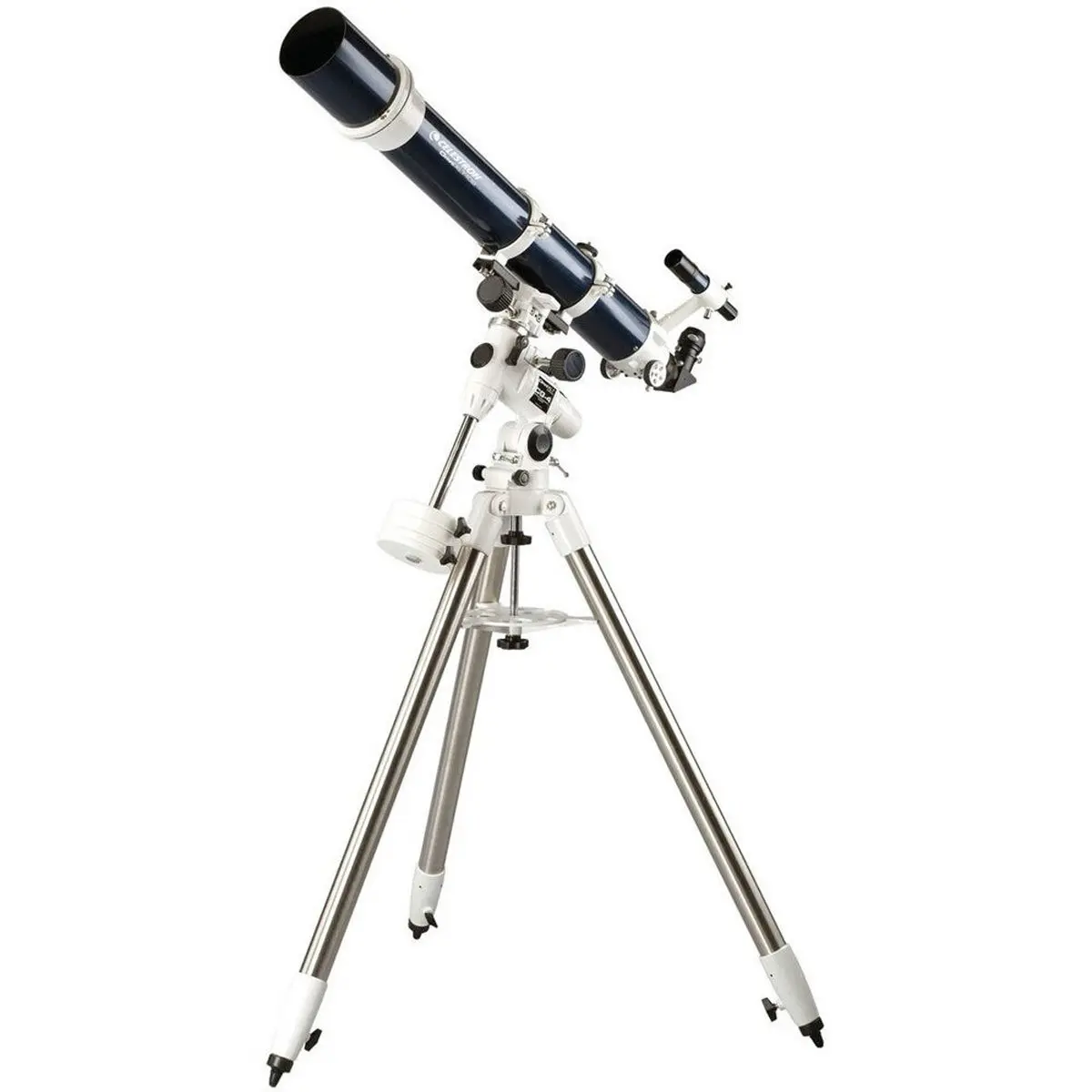 Celestron Omni XLT 102mm Refractor Telescope, 1000mm f/10 Focal Length with HD CG-4 German Equatorial Mount & Adjustable Tripod with 1.75" Steel Legs