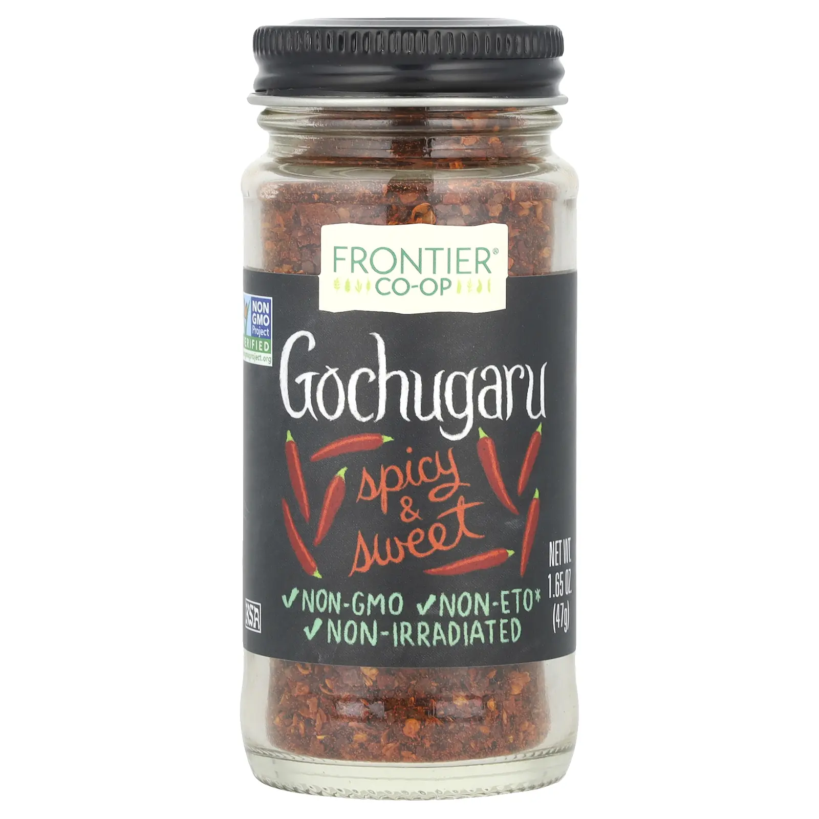 Frontier Co-op Gochugaru, Spicy & Sweet, 1.65 oz (47 g)