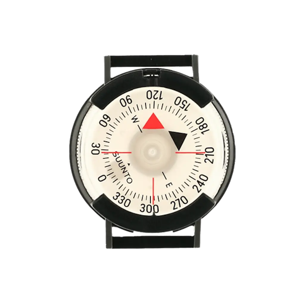 Suunto M-9/BLACK/BLACK/NH Wrist Compass with Velcro Strap (SS004403001)