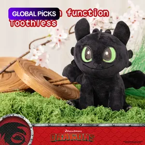 Toothless Plush Toy (How to Train Your Dragon) Interactive Sound & Light Effects, Perfect Gift for Kids, Ideas for Parties, Christmas, Birthdays #GLOBAL PICKS
