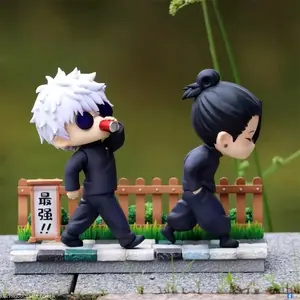 Jujutsu Kaisen Anime Action Figures - Satoru Gojo & Geto Suguru Mini Edition PVC GK Statue Model Doll for Collection And Gifts