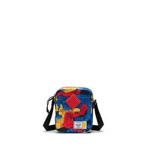 Herschel Supply Co. LEGO Herschel Heritage Crossbody Bag - Abstract Bricks: Adjustable Strap, Softside