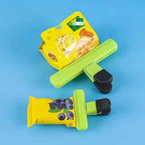 Plastic Seal Clips for Home Use, Milk Powder Tea Freshness, Snack Cookies Sealing, Office File Organizer, Moisture-Proof Sealer