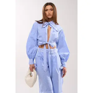 NOT LIKE ANYONE ELSE POPLIN BLOUSE