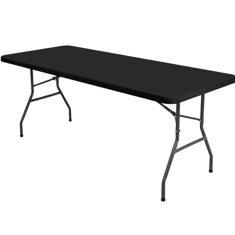 2/6pcs 6ft Spandex Tabletop Cover, Fitted Tablecloths for Outdoor, Camping, Banquet and Parties