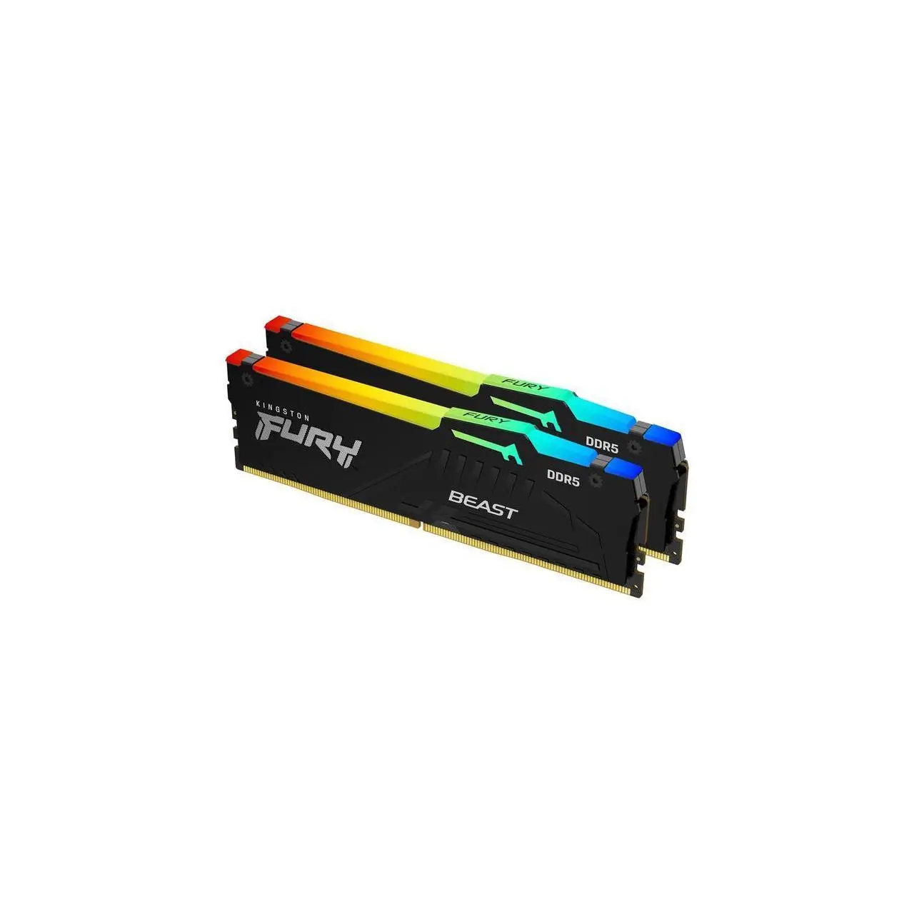 Kingston Technology FURY Beast RGB memoria 16 GB 2 x 8 GB DDR5 6000 MHz Kingston Technology FURY Beast RGB memoria 16 GB 2 x 8 GB DDR5 6000 MHz