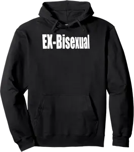 Ex - Bisexual Funny LGBT Gay Pride Pullover Hoodie - Phoebeumba Shop 20B0BQ248MM4