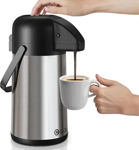 Airpot Coffee Carafe 64oz 85oz Insulated Stainless Steel Pump Dispenser