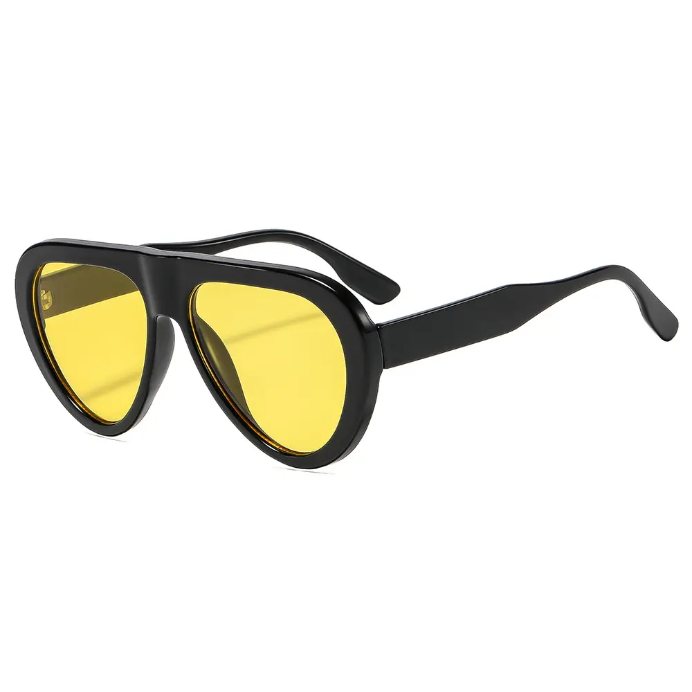 Black framed yellow film