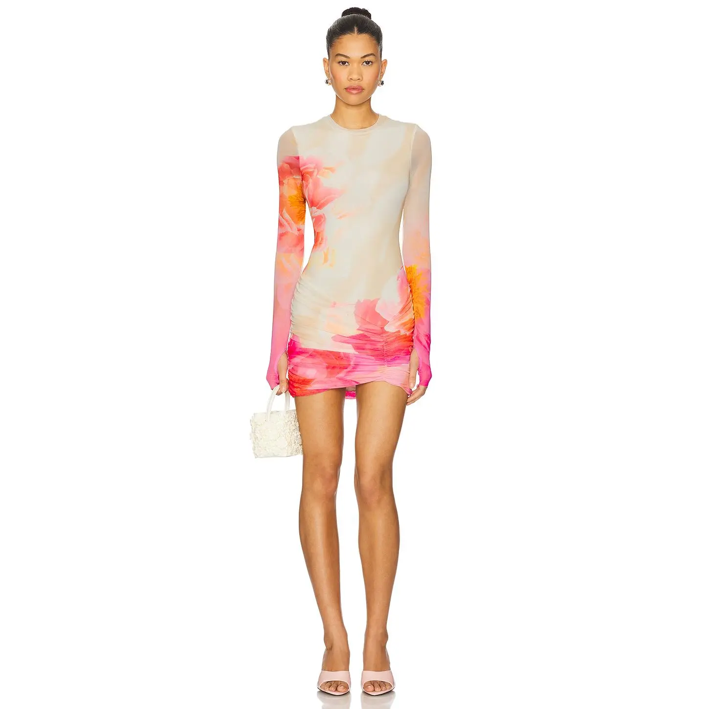AFRM Mirza Dress in Cloud Floral