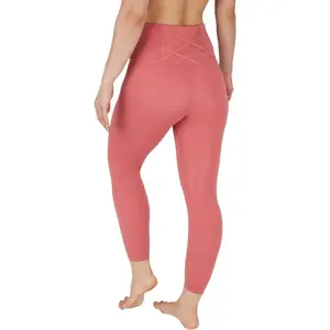Yogalicious High Waist Ankle Legging Squat Proof Criss Cross V-Back Pant