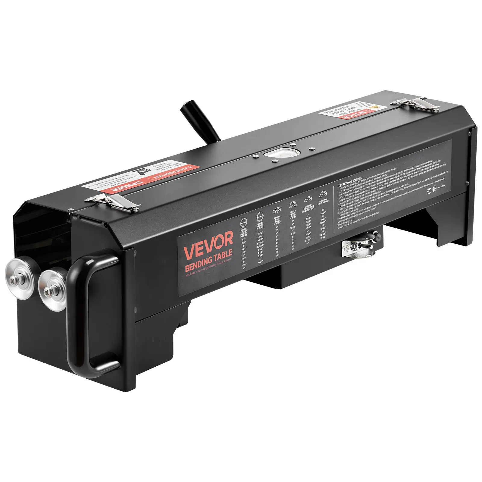 【Summerfinds】VEVOR Portable Electric PVC Conduit Heater, 1/2"-2" Size, 1200W Rapid Even Heating, PVC Pipe Bending Tool with Carrying Handle, Easy to Use for Construction Crews, Workshop