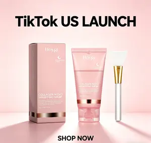 Hoygi Vegan Collagen Peel-Off Facial Mask with Brush - Glycerin-Infused, Formulated, Calming, Centella-Based, Deep, Firming Mask for Sensitive Skin Repair, Daily Intensive Cleansing & Hydration | Beauty & Personal Care, Formulated Face Masks, Calming Face