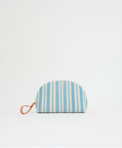 Limited Edition Pascucci Bellezza Pouch - Baby Blue Stripe