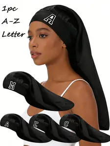 Unisex Personalized Satin Silk Sleep Cap Soft And Comfortable For Hair Care Anti Frizz And Curly Hair Braid Styling Haircare