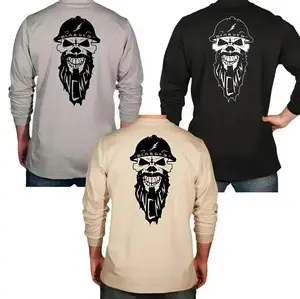 FR Benchmark Benchmark VS Everybody Flame Resistant Long Sleeve Shirt Logo Graphic Hoodie Menswear, Womenswear TRPH