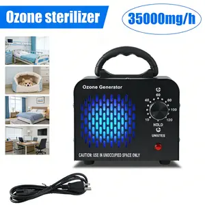 36000mg/h Ozone Generator Machine | High Capacity Air Purifier Ionizer with Timer | Commercial Ozonator for Home Car Smoke Odor Eliminator