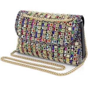 Womens Evening Bag Sparkly Purse Wedding Party Purses Glitter Rhinestone Cocktail Prom Handbags Wedding season