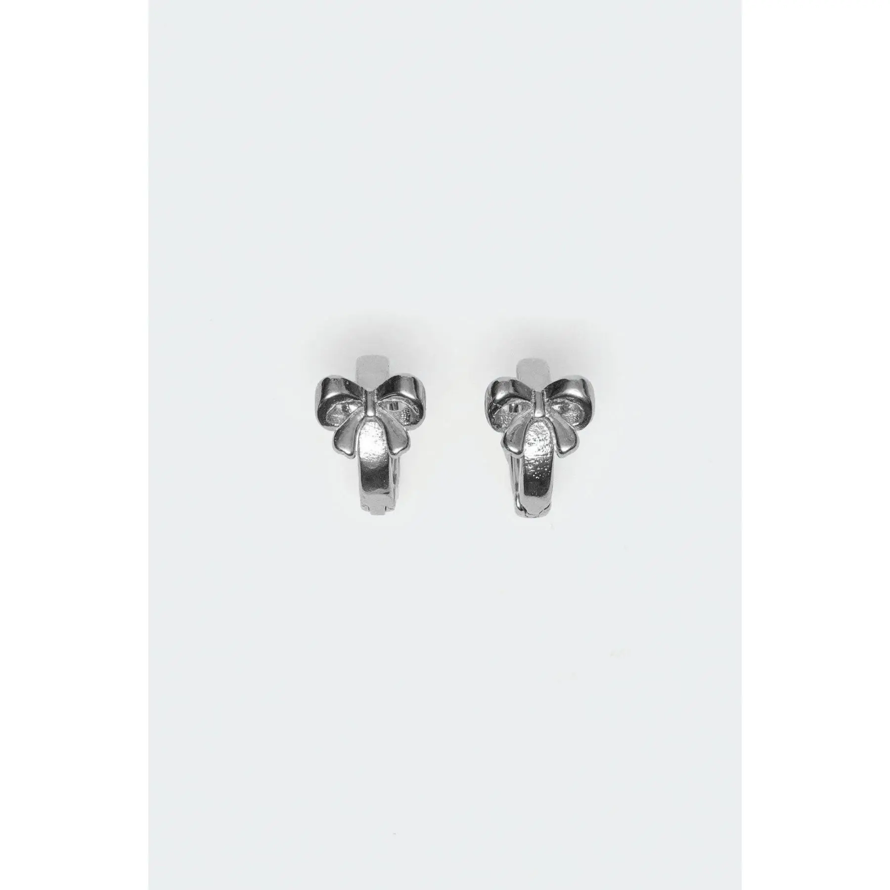 Bow Huggy Hoop Earrings