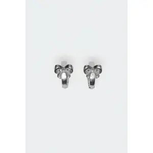 Bow Huggy Hoop Earrings