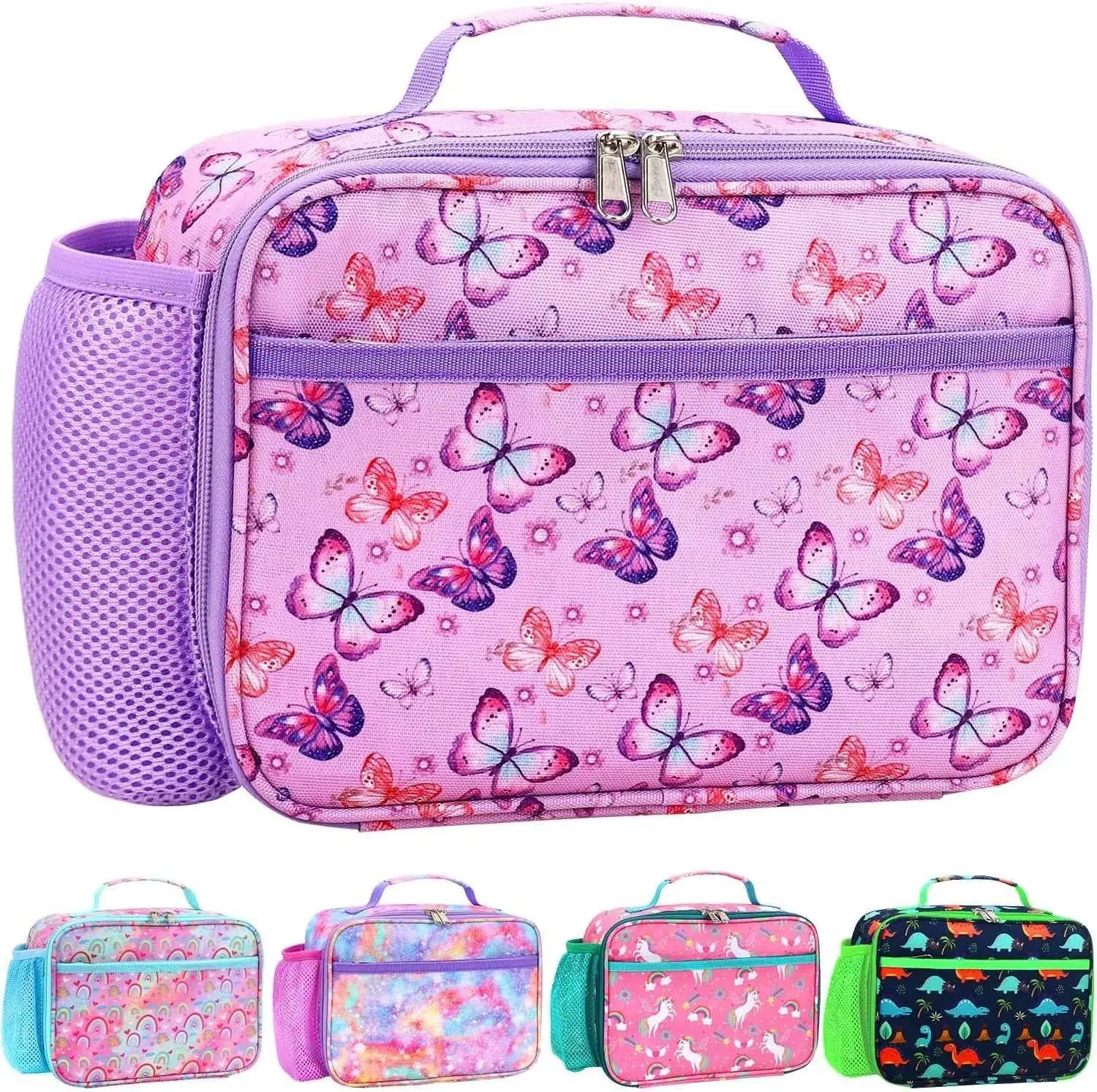 Lunch Bag - Insulated Lunch Box for Boys Girls,Washable and Reusable  Leak-proof Lunchbox for School and Daycare