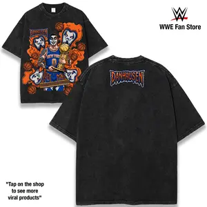 Danhausen Graphic Tee WWE Shirt Wash 230gsm Premium Cotton Men Top Very Nice Very Evil Wrestling Icon Championship Journey Collector Fan Gift Vintage Style Graphic Tee Unique Pro Wrestling Apparel