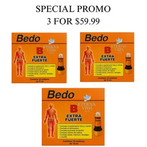 Bello B Complex B Antioxidants - Special Promo 3 for $59.99 - 10 Unitdoses of 15 mL - Combats Fatigue & Neurological Issues