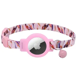 For Apple Airtag Cat Collar and Cat Collar Adorable, Charming, Comfortable and Adjustable for Boys and Girls 7-11.8 Inch Reflective anti-loss Perfect Collar