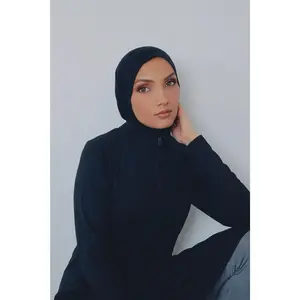 Slip-On Instant Hijab – Black