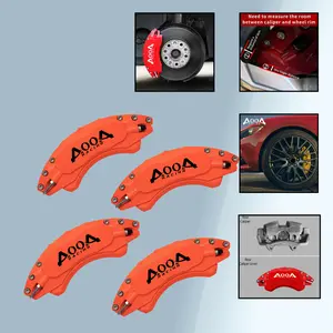 AOOA Racing Brake Caliper Cover Compatible for Acura MDX (2014 - 2016) - Set of 4
