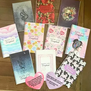 My Book Log Scrapbook for Book Readers l Book Tracking l Spicy Readers l Stationary Gifts