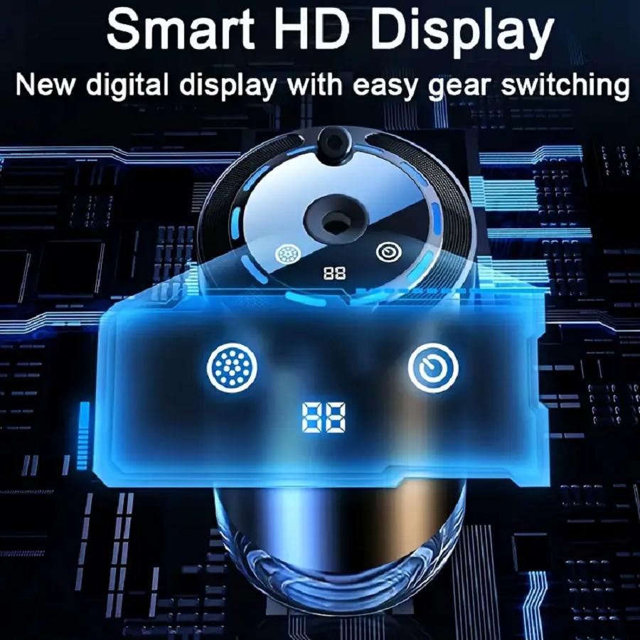 This smart car fragrance diffuser combines an air freshener, aromatherapy diffuser, humidifier, starry sky projector, and ambient lighting into one device. It can keep the air inside the car fresh for a long time