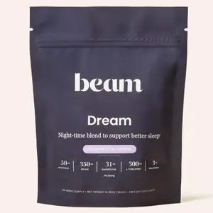 Beam Dream Nighttime Cocoa – Trial Pack (10 Servings) – Magnesium, Melatonin & L-Theanine Sleep Blend – Vegan, Non-GMO, Dairy-Free, Gluten-Free