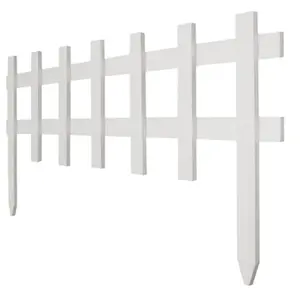 Greenes Fence RC 75W 18 in. x 3 ft. White Deluxe Cape Cod Picket Fence, Garden, 18X3ft Size