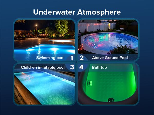 SANSI 8-Pack Submersible LED Pool Lights – RF Remote (200ft), Color-Changing Underwater Spotlights for Ponds, Showers & Inground Pools, Battery Charging, Waterproof with Glue, Magnets & Suction Cups– Perfect for Outdoorfun & Pool Decorations SANSI 8-Pack Submersible LED Pool Lights – RF Remote (200ft), Color-Changing Underwater Spotlights for Ponds, Showers & Inground Pools, Battery Charging, Waterproof with Glue, Magnets & Suction Cups– Perfect for Outdoorfun & Pool Decorations