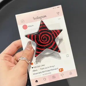 Cartoon Star Phone Grip, Adorable Star Shape, Phone Accessory